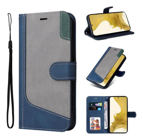 Funda De Piel Tipo Cartera De Lujo Para Samsung Galaxy Note