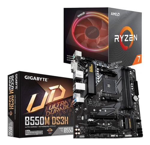 Kit Amd Ryzen 7 5800x  + Gigabyte B550m Ds3h 