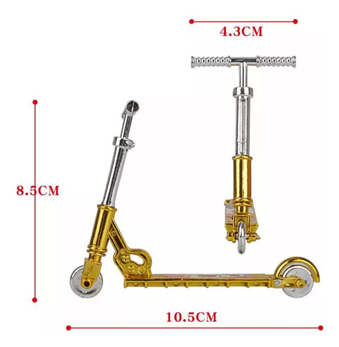 Conjunto De Bicicleta Bmx Fingertip, Mini Scooter, Dois