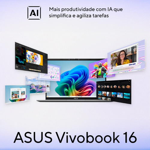 Notebook Asus Vivobook Snapdragon X1 26 100 16gb 1tb Ssd W11