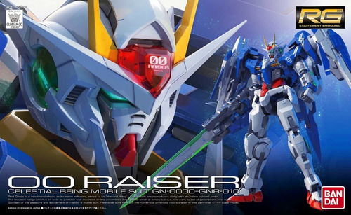 Gundam 00 Raiser Real Grade Kit Rg 1/144 Gunpla Japon