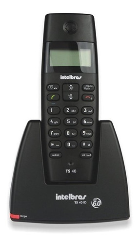 Telefone Intelbras Sem Fio Id Display Alfa Numérico Ts40