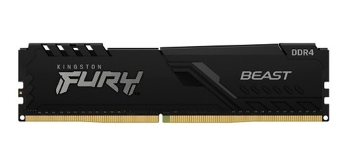 Memoria Ram Kingston Fury Beast 16gb Ddr4 2666 Mhz Cl16 1.2v