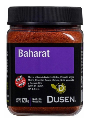 Baharat Dusen sin tacc y certificación kosher 120gr