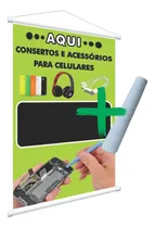Comprar Banner Pronto Propaganda Comércio Loja Faixa Temas + Giz
