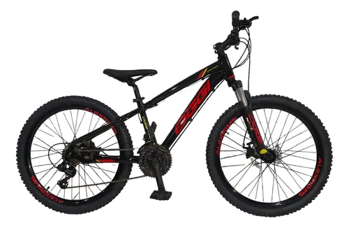 Bicicleta Mtb Oggi Aro 24 Hacker Preto Amarelo