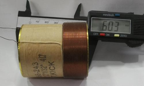 Bobina Tipo Kicker 21/32 4 Ohms 4 Capas 068-243 - Winners