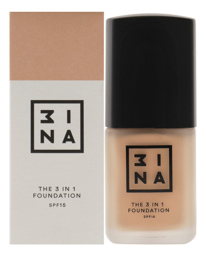3ina Base De Maquillaje LĂquida The 3 In 1 Foundation Spf 15 Beige