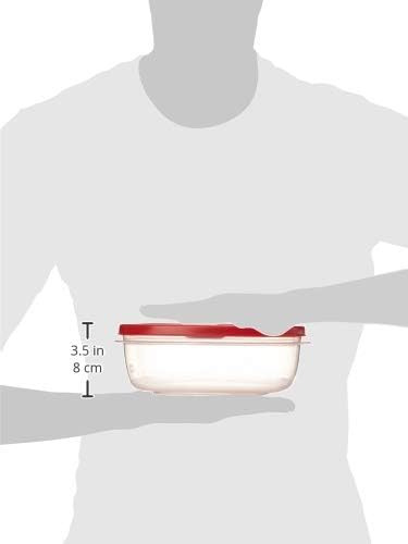 Rubbermaid Easy Find Lid Square Almacenamiento De Alimentos