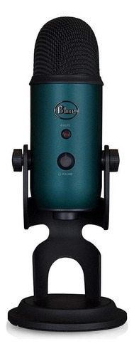 Micrófono Blue Yeti Condensador Omnidireccional Color Teal