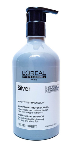 Shampoo Silver  Loreal Professionnel 500ml Matizador 