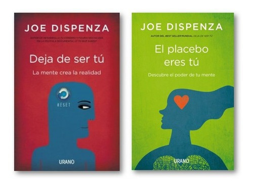 * 2 Libros Joe Dispenza Deja De Ser Tu El Placebo Eres Tu *