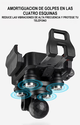 Soporte De Moto Para Teléfono Celular Motowolf Mh1 Manubrio