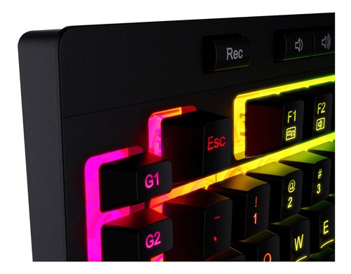 Imagen 5 de 8 de Teclado Gamer Pc Redragon Shiva K512 Rgb Juegos Luces Led Ep