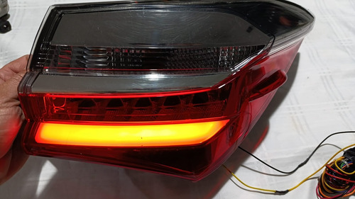 Faro Trasero Toyota Corolla 2017 2018 2019 Derecho/pasajero Rojo