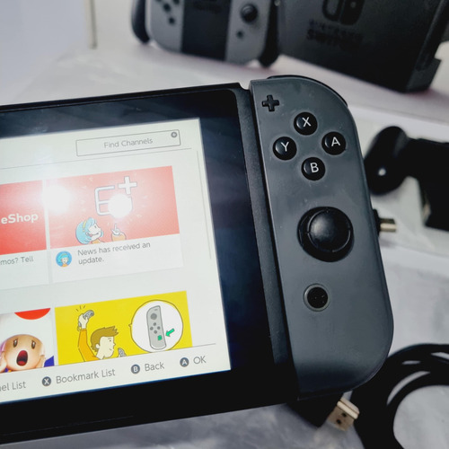 289- Console Nintendo Switch V1 Funcionando Perfeitamente. Preto (Usado)