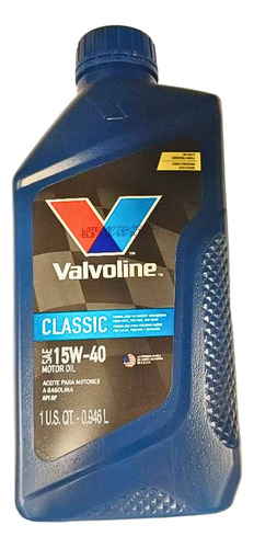 Aceite 15w40 Mineral Valvoline 