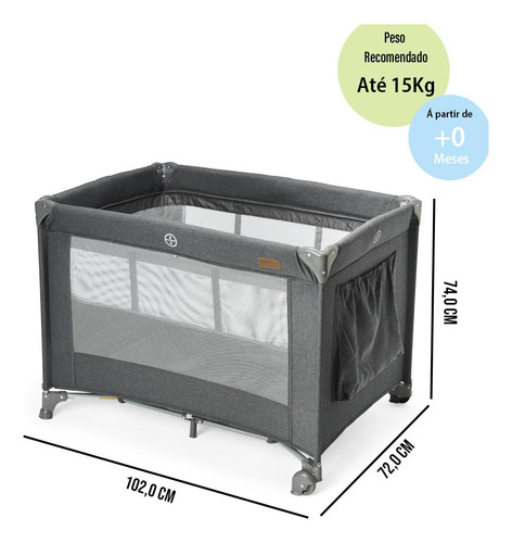 Berço Portátil Maxi Baby Lazy - Até 15kg
