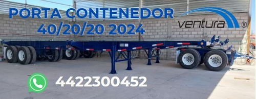 Chasis Porta Contenedor 40-20-20 Año 2023 Remolque 