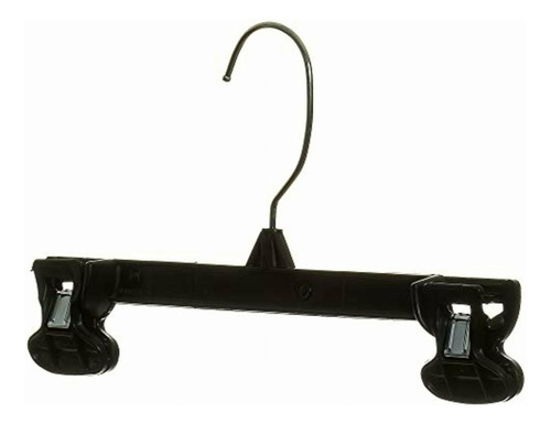 Mainetti 6010 Perchas De Plástico Negro Con Gancho