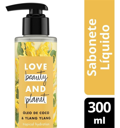 Sabonete líquido Love Beauty & Planet Tropical Hydration em líquido 300 ml