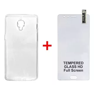 Funda Transparente + Vidrio Templado Para Oneplus 3-3t