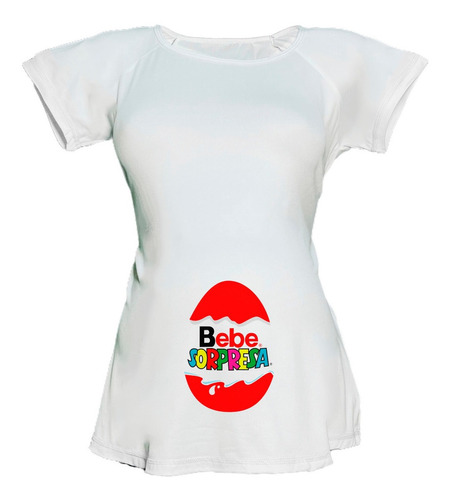 Blusa De Maternidad Embarazo Diseño Huevo Sorpresa 