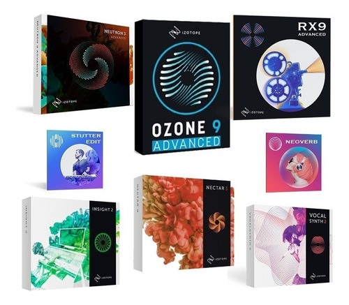 Izotope Suite Ozone 9 + Nectar + Rx 9 + Neutron Y Mas - Win