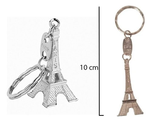 60 Torre Eiffel 5 Cm Metal Llavero Recuerdo Arte