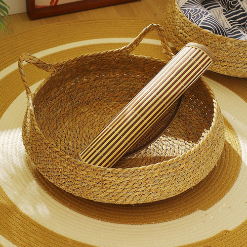 Cesta Para Cama Para Gatos, Rascador Almohada Blanca 43x14cm