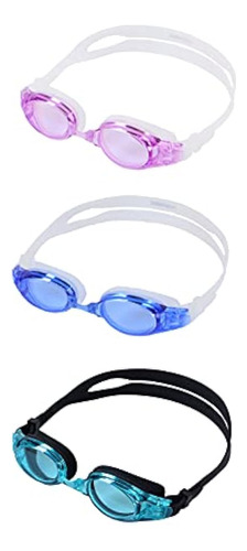 Yuenree Unisex-adult Swim Goggles - 3 Pack