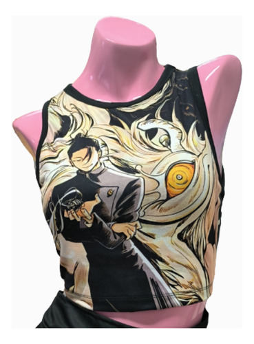 Top Cuello Redondo Geto Jujutsu Kaisen Dama Por Encargo 