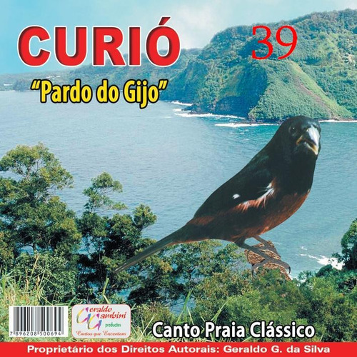 Cd Curió Pardo Do Gijo Canto Praia Clássico Versão Do Álbum Edição Limitada