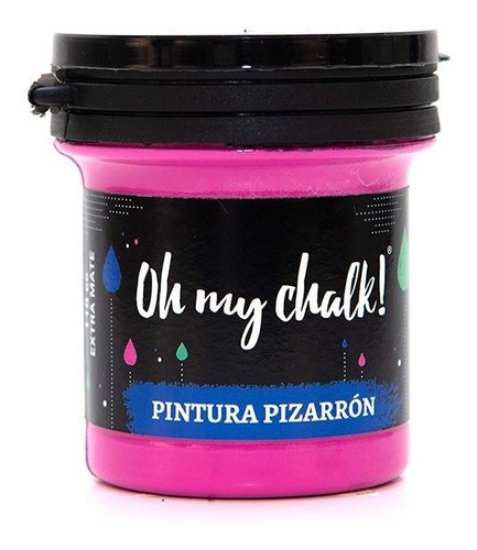 Pintura Pizarron 110cc Oh My Chalk! Fucsia - Boedo