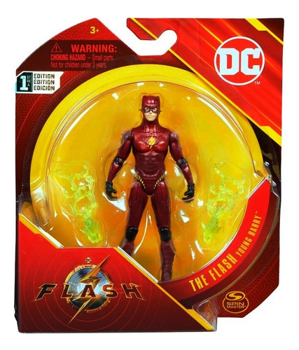 The Flash Young Barry De Flash Dc Spin Master 3.75