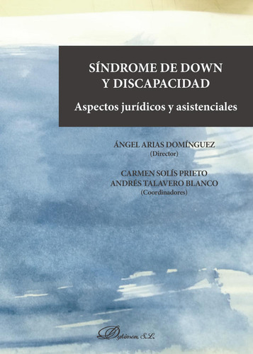 Síndrome De Down Y Discapacidad. Aspectos Jurídicos Y Asistenciales, De Es , Varios.., Vol. 1. Editorial Dykinson S.l., Tapa Pasta Blanda, Edición 1 En Español, 2019