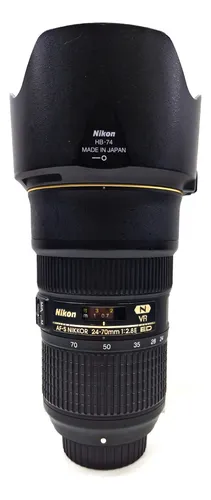 Lente Nikon Af-s Nikkor 24-70mm F/2.8e Ed Vr | Parcelamento sem juros
