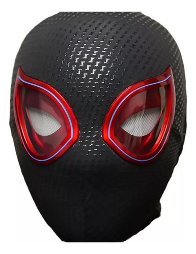 Casco Eléctrico Miles Spider-man Con Ojos En Movimiento