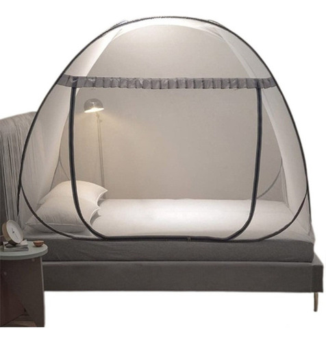 Carpa Mosquitera Desmontable Con Fondo Para Cama Individual