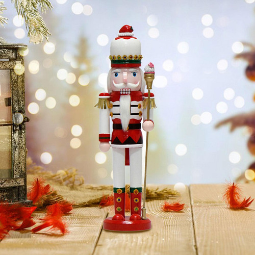 Estatua Cascanueces, Figura Decorativa De Madera, Adorno De