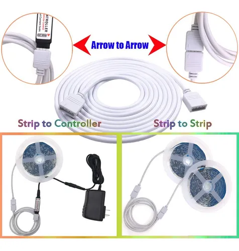Rgbzone Paquete De 2 Cables De Extensin De 6.6ft De 6.6 Pies