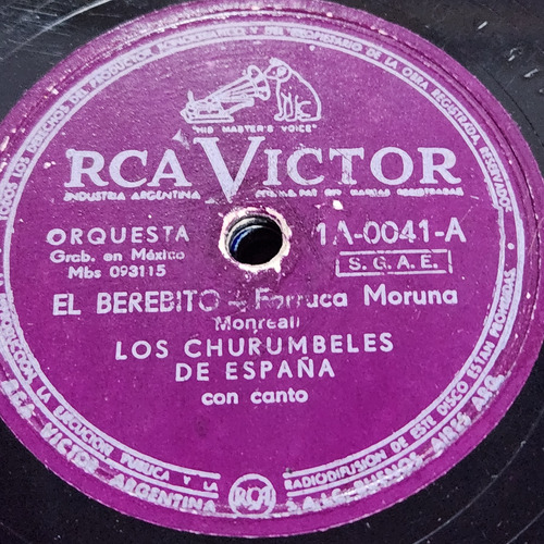 Pasta Los Churumbeles De España Rca Victor C572