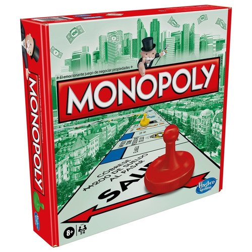 Imagen 9 de 12 de Juego de mesa Monopoly Clásico Hasbro C1009
