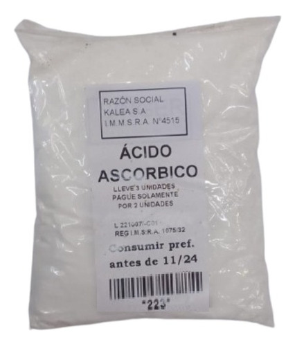 Acido Ascórbico 5kg Suplemento