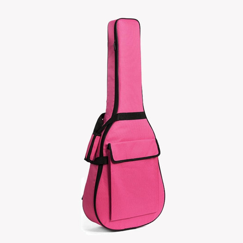 Imagen 9 de 9 de Bolsa De Guitarra De Tela Oxford Partes De 41 Pulgadas Rosa