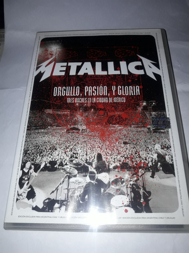 Dvd Metallica Orgullo Pasion Y Gloria