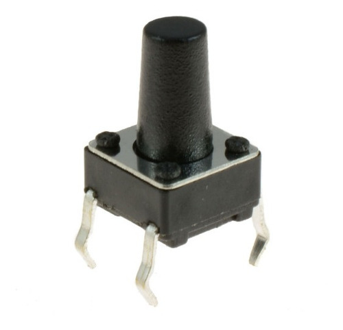 Lote 10 X Tact Switch Pulsador Tsad-2 6x6x9.5mm Itytarg