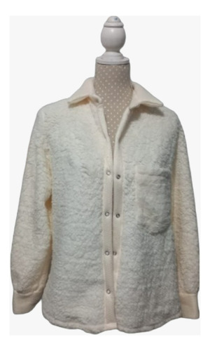 Campera Para Dama Casual Mujer, Chaqueta Corderito Natural 