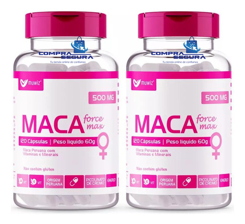 Maca Peruana 240 Cápsulas