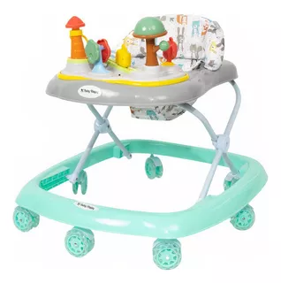 Andador Para Bebe Babyhappy Musical Arbolito Colores Pastel Color Verde